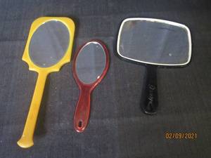 lot 359 image: TOTAL OF 3 HAND MIRRORS&nbsp