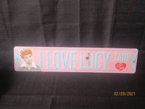 lot 335 image: I LOVE LUCY LANE SIGN