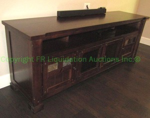 lot 136 image: Progressive furniture side board console 74 x 20 x 28