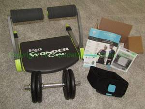 lot 184 image: Smart wonder core exerciser and more as shown