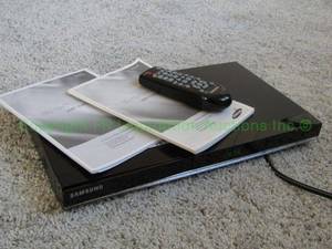 lot 185 image: Samsung blu-ray player. Front door does not not close