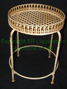 lot 180 image: Metal accent table