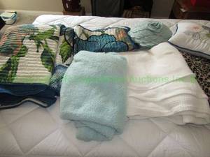 lot 172 image: Assorted blankets plus as shown