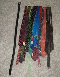 lot 195 image: Assorted mens ties as shown