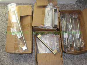 lot 155 image: Stainless steel kitchen cabinet pulls