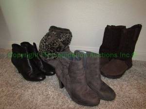 lot 194 image: Assorted womens shoes some are leather