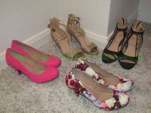 lot 193 image: Assorted womens high heel shoes