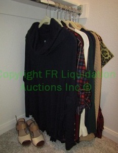 lot 190 image: Womens clothing as shown