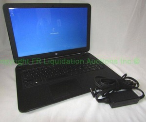 lot 202 image: HP laptop computer with Windows 10 ready to set up