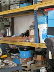 lot 5 image: INDUSTRIAL SHELVING - 30 FT LENGTH,9 FT HT, 48 DEEP - CONTENTS NOT INCLUDED