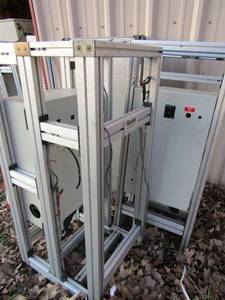 lot 446 image: Computer SERVER STANDS  has control box on side  44x18x21 qty 3