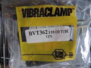 lot 52 image: 8 boxes VIBRACLAMPS  3 58 OD  BVT362  5-6box
