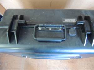 lot 90 image: 3 black boxes new foam inside pressure equalizer   20 X 14 X 9