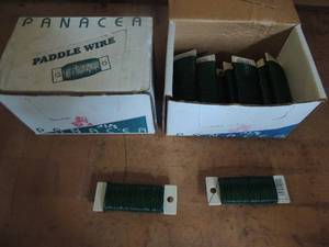 lot 107 image: Green Paddle Wire  2 boxes of 15 each