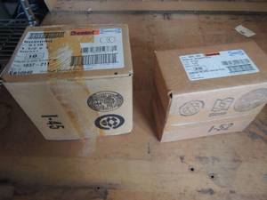 lot 115 image: 3 boxes 1X0.5x1 CPVC pipe bushings 10box  QTY 3    & 1 box NIBCO .5 CPVC male adapters fig#5104    boxes sealed