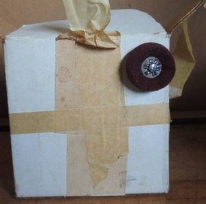 lot 168 image: Box of buffing disk over 25 pieces