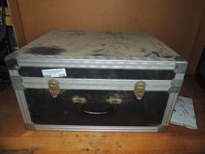 lot 179 image: black and silver storage box lined with foam