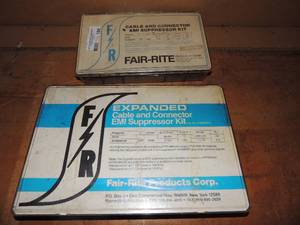 lot 186 image: Expandable cable and connector EMI suppressor kit x 2