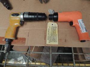 lot 238 image: Dotco Impact drill yellow model #15C2960 Duetsch Impact drill Orange model#LSRR-100