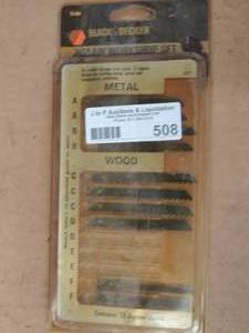 lot 508 image: Black & Decker jigsaw set