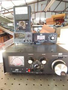 lot 525 image: SWR wattmeter m#MFJ-862 300w range Welz Sp-122 1.6-60MHz Watts meter  for electronics API Instruments MFJ Delux versa Turner II