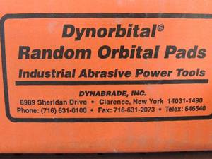 lot 544 image: Dynorbital Random orbital pads 2 boxes 6 vacume 50696