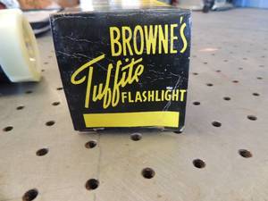 lot 546 image: Box of flashj lights brownies tufflite brand 10 plus pieces