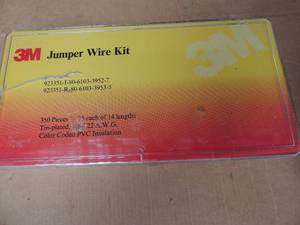 lot 556 image: 3 boxes of jumper wire kits 3 in a bag