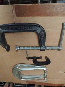 lot 579 image: 2 large C clamps