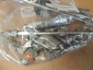 lot 596 image: Air tank connectors in bag