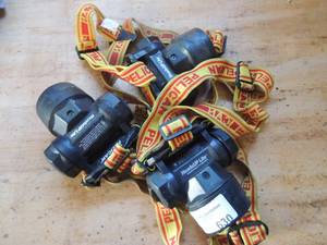 lot 630 image: 3 pelican headlights flash lights