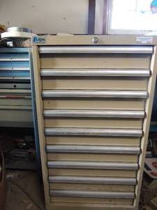 lot 632 image: Lista shelving unit 9 drawer 39x22x28