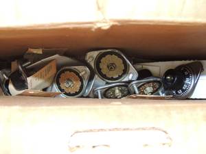 lot 657 image: Box of key combo locks