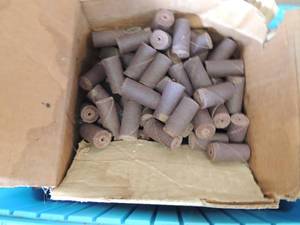lot 658 image: box of sand paper rolls    4 certi-crimp recision tools