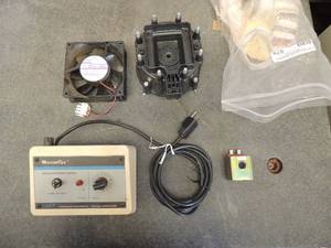 lot 679 image: Box of selanoid coils master flex speed control brushless  son ace electric fan distributor cap
