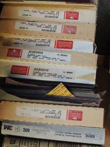 lot 716 image: 8 boxes of various kinds of sandpaper