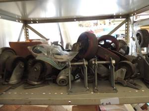 lot 808 image: large lot of shelving wheels small medium large