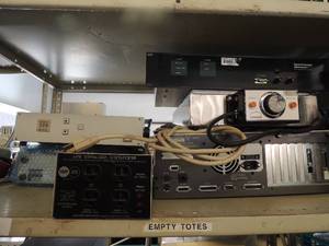 lot 820 image: Large lot of line stabelizers, data systems, spectron GPS ageless oscillator