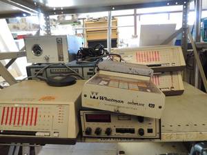 lot 821 image: Misc. lot of electronic components OAI lnlensity profiler  311 m#99-701340 x 3 total walkman data plate 420 oxford platon vacume system