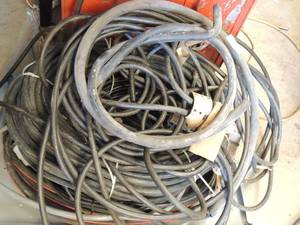 lot 866 image: Lot of wire all sizes all kinds
