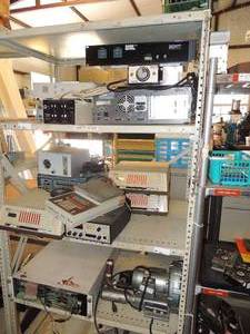 lot 872 image: 2 shelving units  silver 64x49x18 cream color 72x36x24