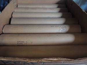 lot 11 image: 7 rolls of brown paper 100 yards each 36W
