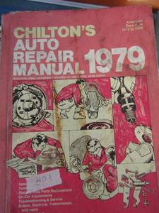 lot 822 image: 1979 CHILTON AUTO REPAIR MANUEL
