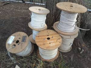 lot 732 image: 6 rolls of double triple wire
