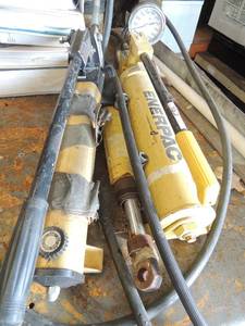 lot 963 image: Enerpac press pneumatic    to 10000 lbs.