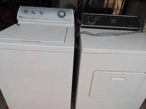 lot 919 image: Maytag washer heavy duty super size capacity 3 speed select 10 cycle legacy series and whirlpool dryer end cycle signal 4 settings