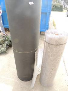 lot 922 image: Roll of hard plastic 4Fx6f and roll of screening