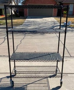lot 165 image: Wire Shelving Unit