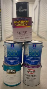 lot 139 image: 6 cans of Paint Various colors