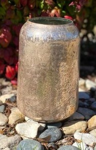 lot 36 image: Silver Glass Vase